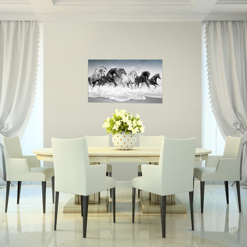 Wandbilder Wohnzimmer XXL Pferde Moderne Bilder Tiere